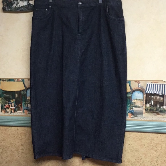 jessica london denim skirts